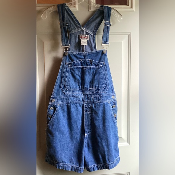 Vtg Y2K Bill Blass Blue Jean Denim Overalls Women Size Small Comfort Summer - Picture 1 of 9